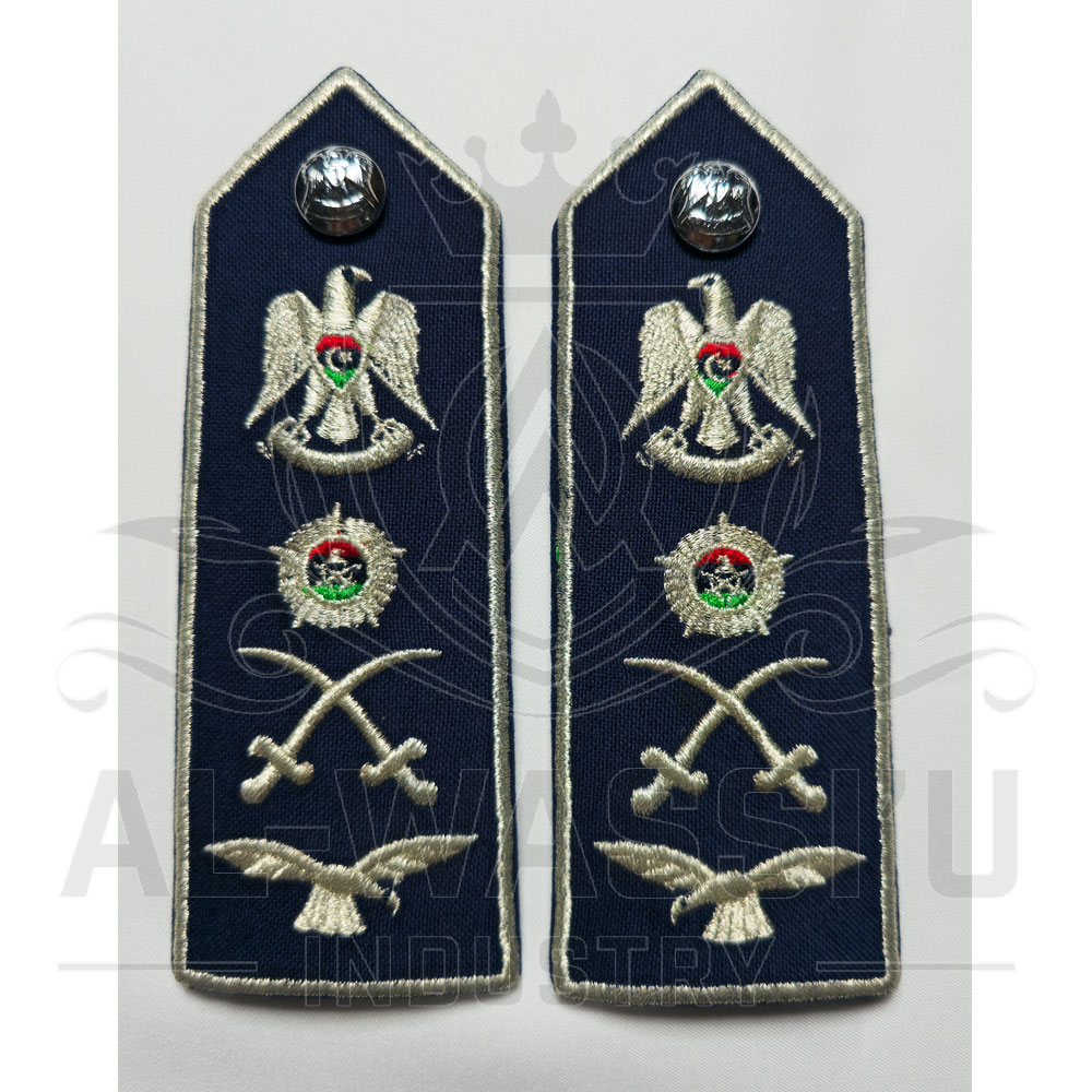 Machine Embroidered Shoulder Boards