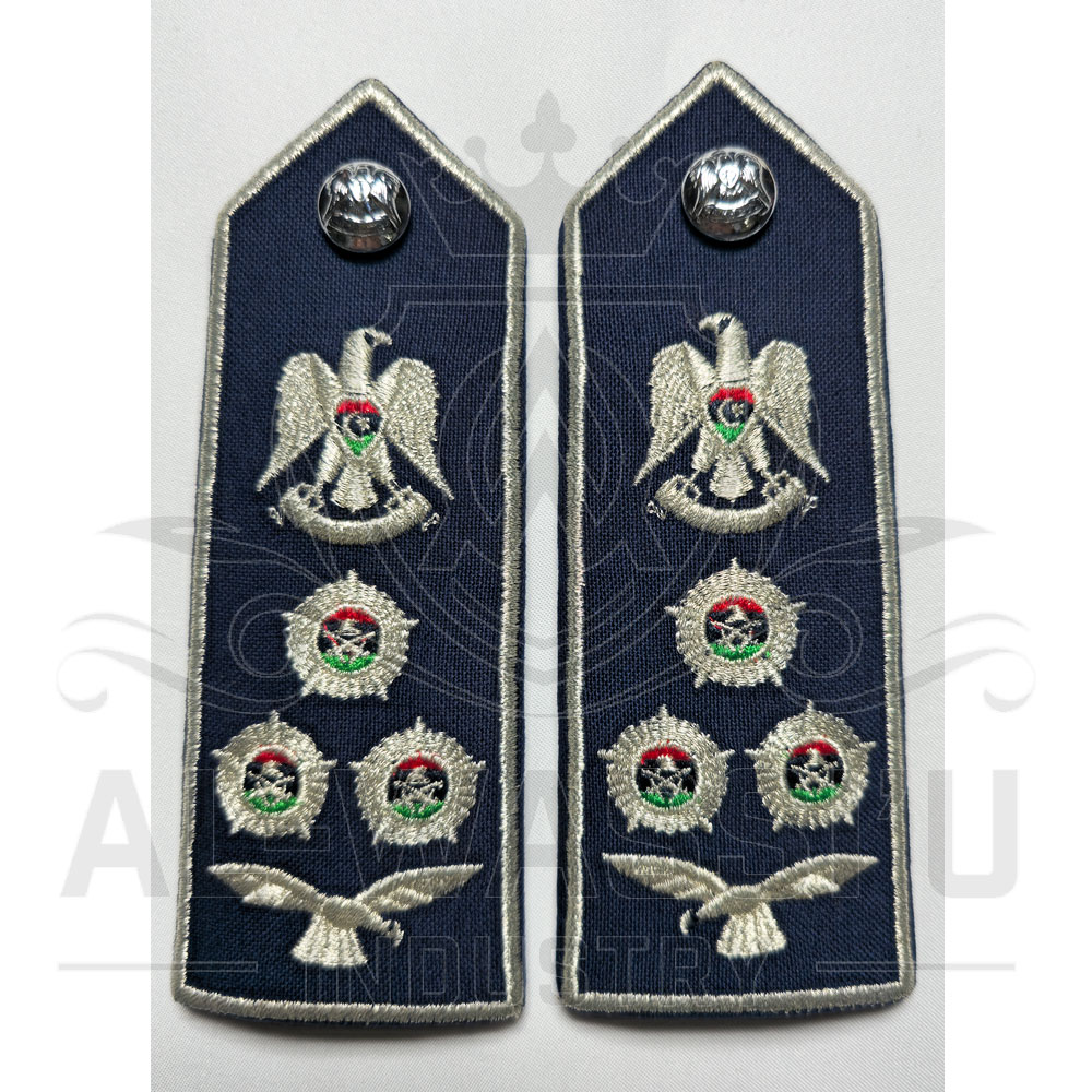 Machine Embroidered Shoulder Boards