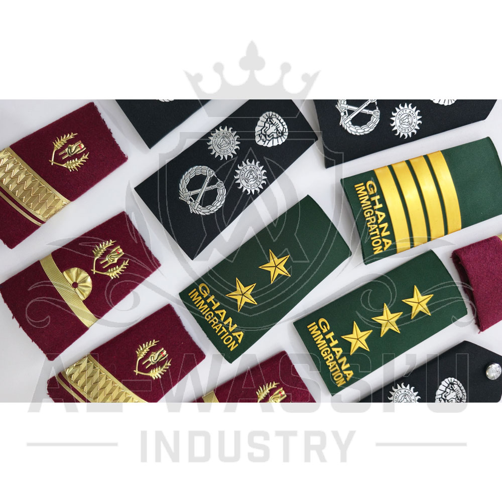 Embossed Epaulettes