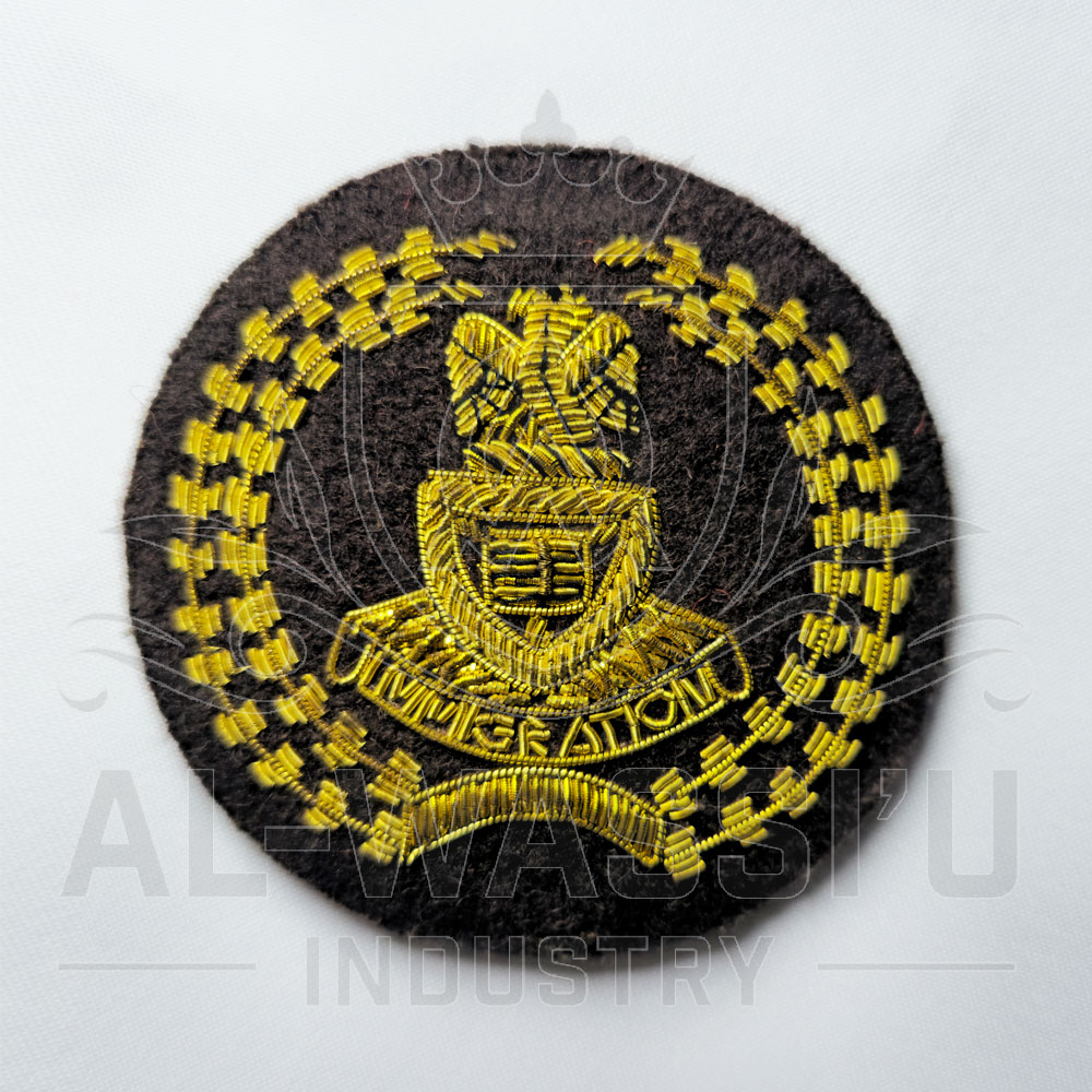 Hand Embroidered Badge